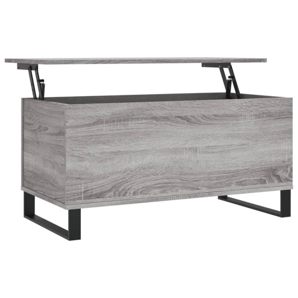 Mesa de centro 90x44.5x45 cm derivados de madeira cinza sonoma M 2