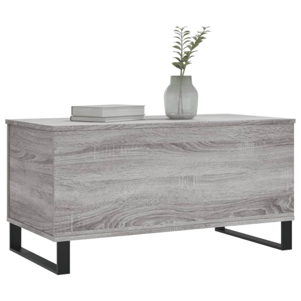 Mesa de centro 90x44.5x45 cm derivados de madeira cinza sonoma M 4