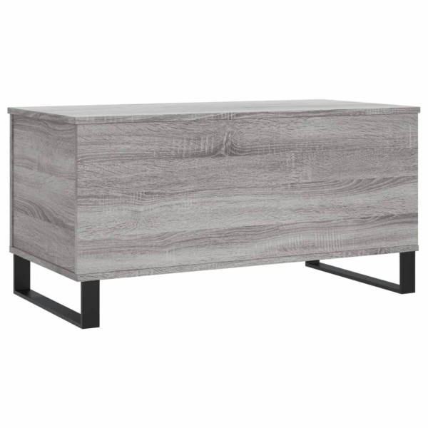 Mesa de centro madera contrachapada gris Sonoma 90x44.5x45 cm M 5
