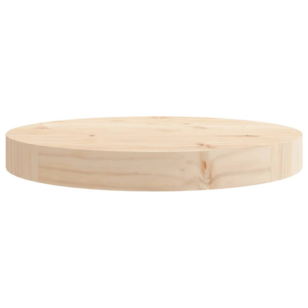 Tablero de mesa redondo madera maciza de pino Ø30x3 cm M 3
