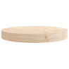 Tablero de mesa redondo madera maciza de pino Ø30x3 cm 3
