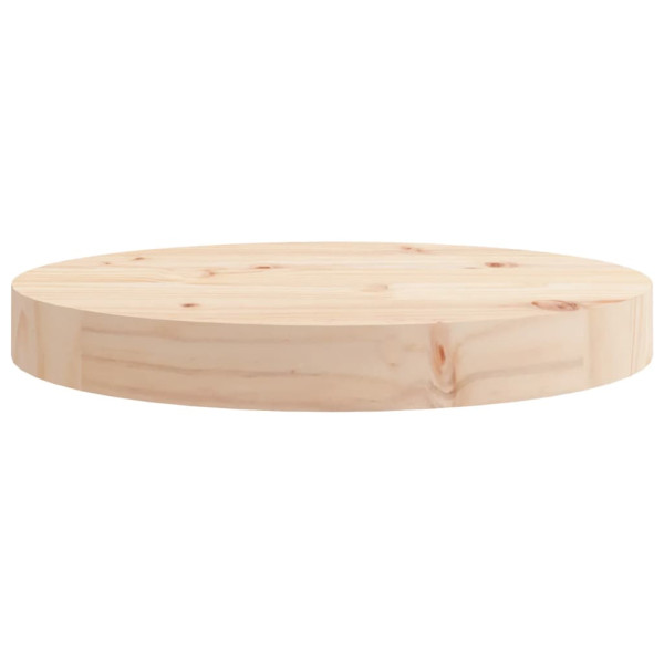Tablero de mesa redondo madera maciza de pino Ø30x3 cm M 4