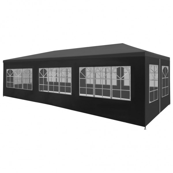 Carpa para celebraciones gris antracita 3x9 m D