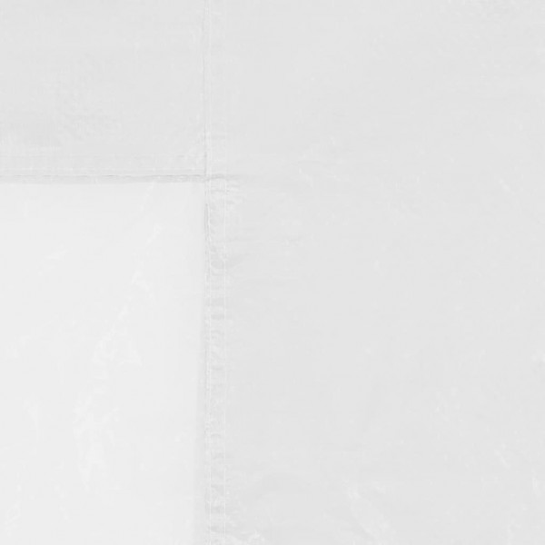 Paredes laterales de carpa de fiesta con ventana 2uds PE blanco M 2