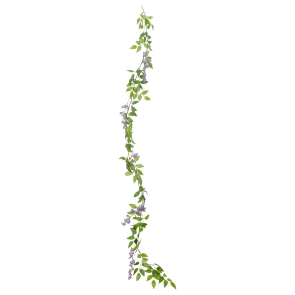 Guirnaldas de flores artificiales 6 uds morado 200 cm M 4