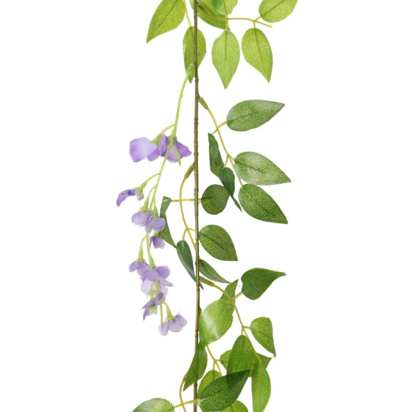Guirnaldas de flores artificiales 6 uds morado 200 cm M 5