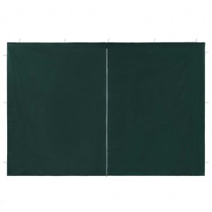Parede lateral com fecho p/ tenda de festas 2 pcs PE verde H