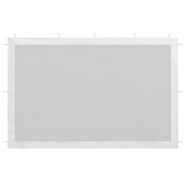 Pared lateral de carpa de fiesta 2 uds malla blanco y negra M 3