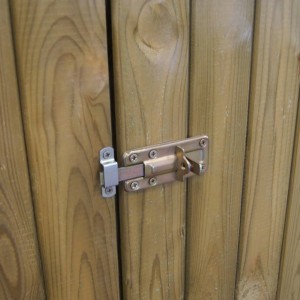 Caseta herramientas de jardín madera de pino 85x48x177 cm H