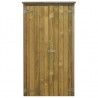 Caseta herramientas de jardín madera de pino 85x48x177 cm 4