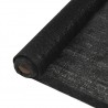 Red de privacidad HDPE 1x25 m negro 1