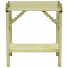 Mesa de jardinera madera de pino impregnada 75x40x90 cm 2