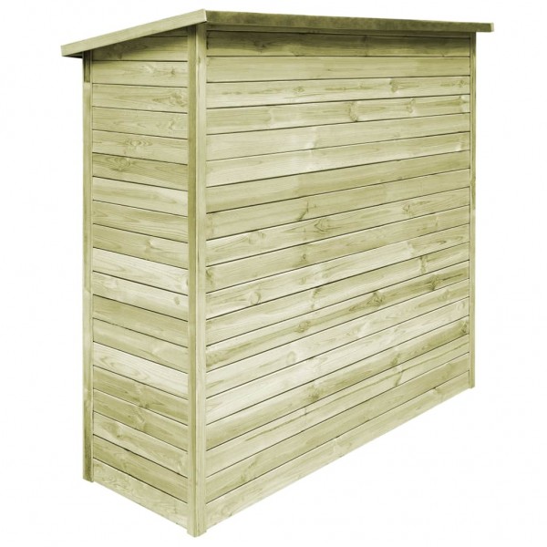Abrigo para ferramentas de jardim em madeira de pinho 182x76x175 cm M 3