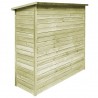 Abrigo para ferramentas de jardim em madeira de pinho 182x76x175 cm 3