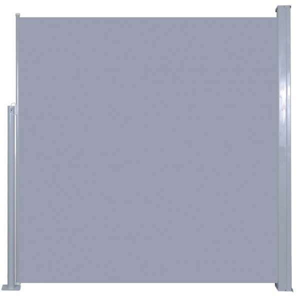 Toldo lateral retrátil 140x300 cm cinzento M 2