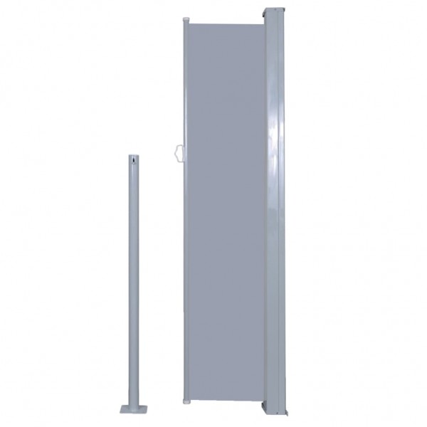 Toldo lateral retrátil 140x300 cm cinzento M 5