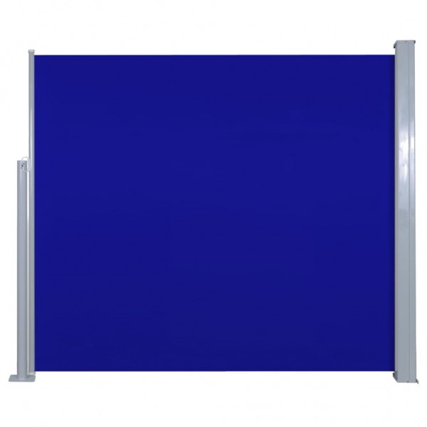 Toldo lateral retrátil 120x300 cm azul M 2