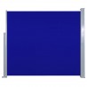 Toldo lateral retráctil 120x300 cm azul 2
