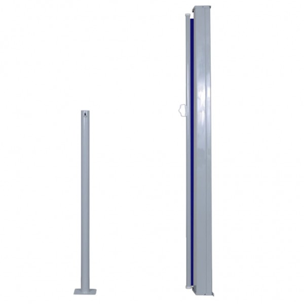 Toldo lateral retrátil 120x300 cm azul M 3