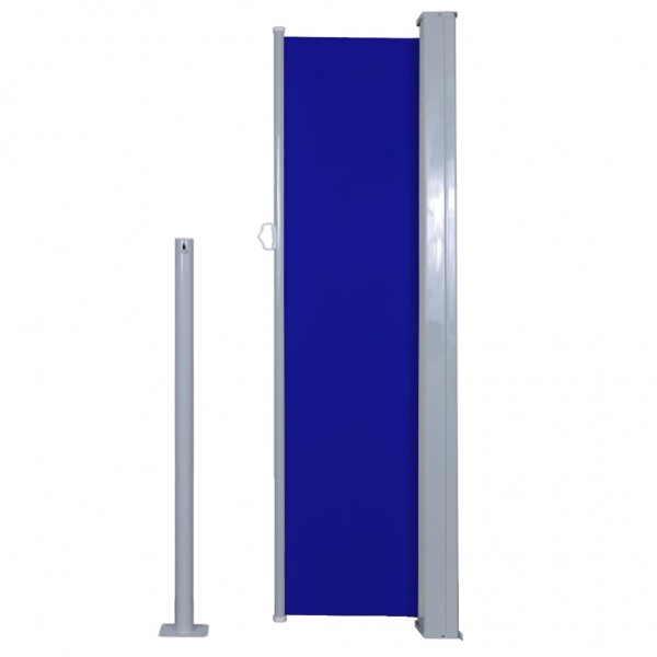 Toldo lateral retrátil 120x300 cm azul M 5