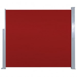 Toldo lateral retrátil 120x300 cm vermelho H