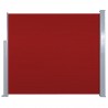 Toldo lateral retráctil 120x300 cm rojo 2