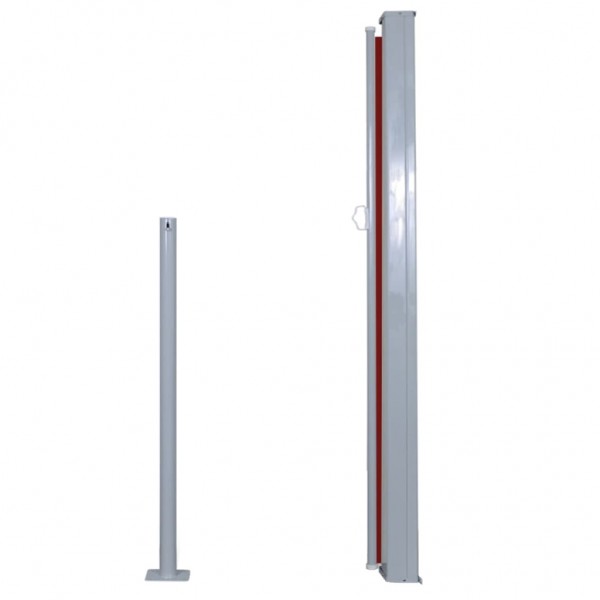 Toldo lateral retrátil 120x300 cm vermelho M 3