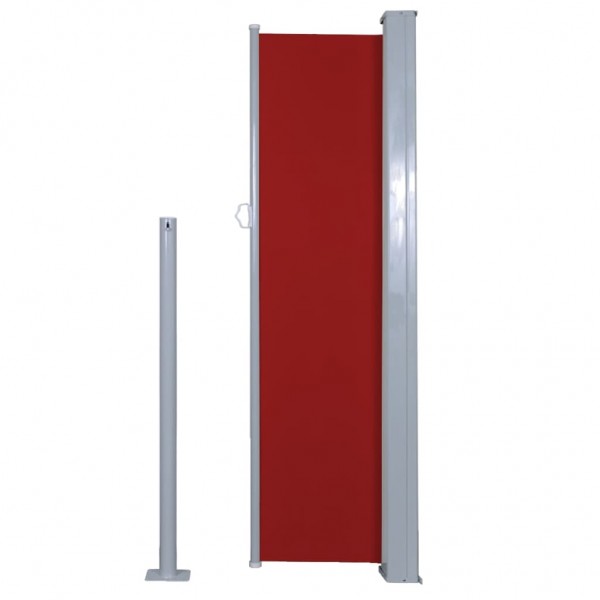 Toldo lateral retrátil 120x300 cm vermelho M 5