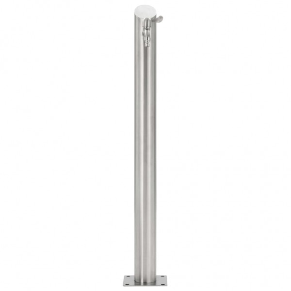 Columna de agua de jardín acero inoxidable redonda 95 cm M 4