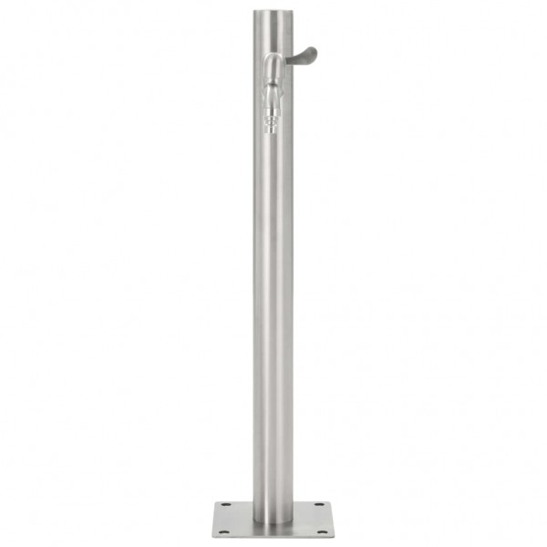 Columna de agua de jardín acero inoxidable redonda 65 cm M 4