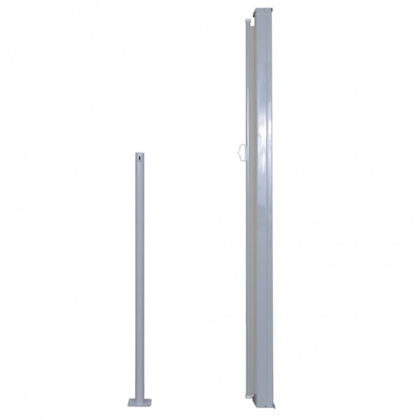 Toldo lateral retrátil 160 x 500 cm cor creme M 3