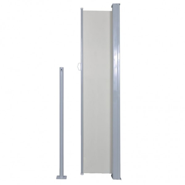 Toldo lateral retrátil 160 x 500 cm cor creme M 5