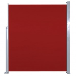 Toldo lateral retráctil 160x500 cm rojo H