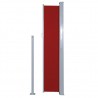 Toldo lateral retrátil 160 x 500 cm vermelho 5