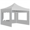 Carpa plegable profesional con paredes aluminio blanco 3x3m 4