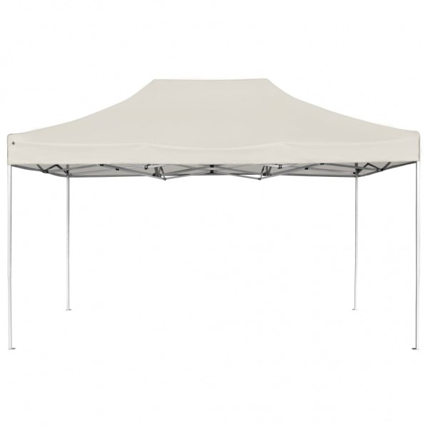 Carpa plegable profesional de aluminio crema 4.5x3 m M 2
