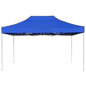 Tenda dobrável profissional para festas alumínio 4.5x3m azul H