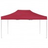 Carpa plegable profesional de aluminio rojo vino tinto 4.5x3m 3