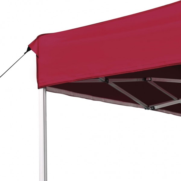 Carpa plegable profesional de aluminio rojo vino tinto 4.5x3m M 5