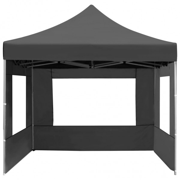 Carpa plegable con paredes aluminio gris antracita 4.5x3 m M 5