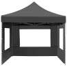 Carpa plegable con paredes aluminio gris antracita 4.5x3 m 5