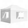 Carpa plegable profesional con paredes aluminio blanca 4.5x3 m 1
