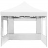 Carpa plegable profesional con paredes aluminio blanca 4.5x3 m 5