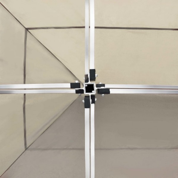 Carpa plegable profesional de aluminio crema 6x3 m M 2