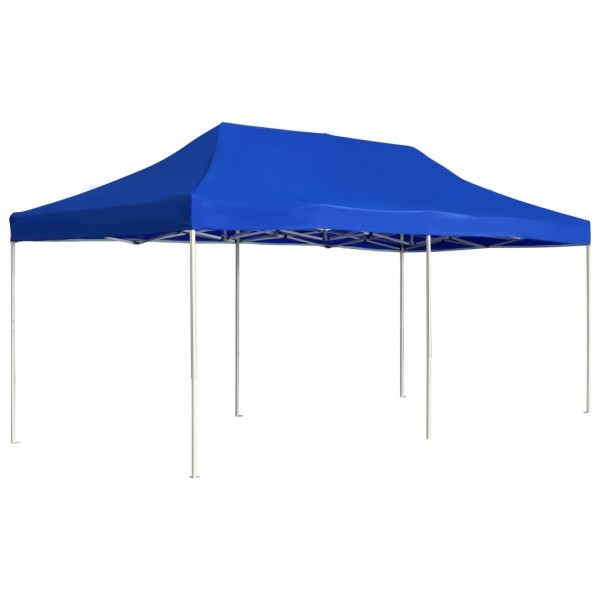 Carpa plegable profesional de aluminio azul 6x3 m D