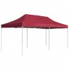 Carpa plegable profesional de aluminio rojo vino tinto 6x3m 1