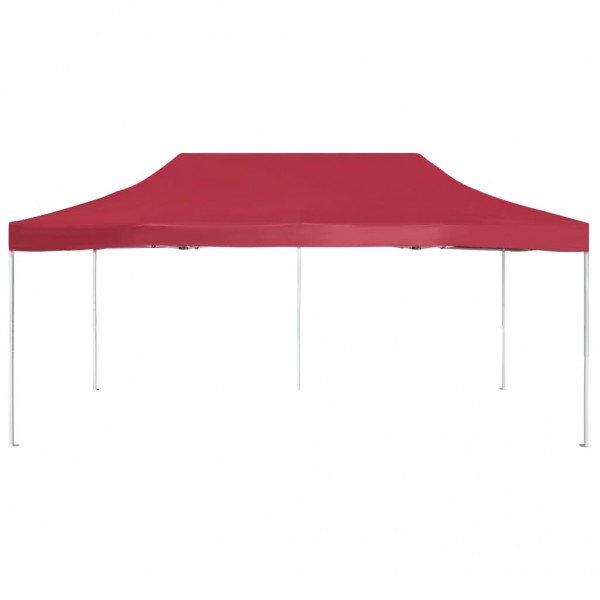 Tenda dobrável prof. para festas alumínio 6x3 m vermelho tinto M 5