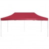 Carpa plegable profesional de aluminio rojo vino tinto 6x3m 5