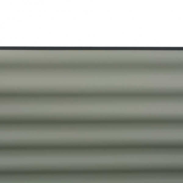 Arriate de acero galvanizado gris 160x80x81 cm M 5