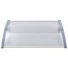 Toldo de porta 120x100 cm PC cinzento 3
